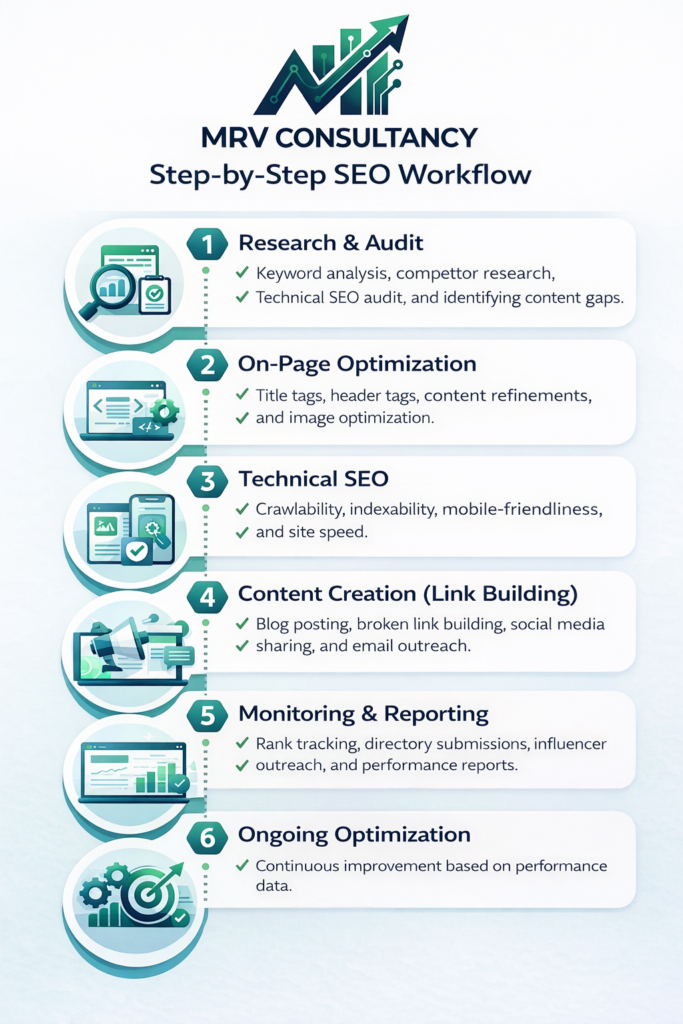 mrvconsultancy seo workflow